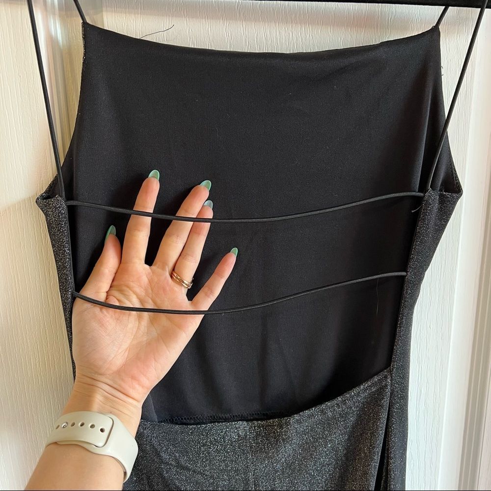 Sparkly Backless Mini Dress - Size Small - Picture 5 of 5